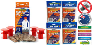 Fly Trap Outside Organic , Pesticide Free Fly Trap With 16 Extra Baits